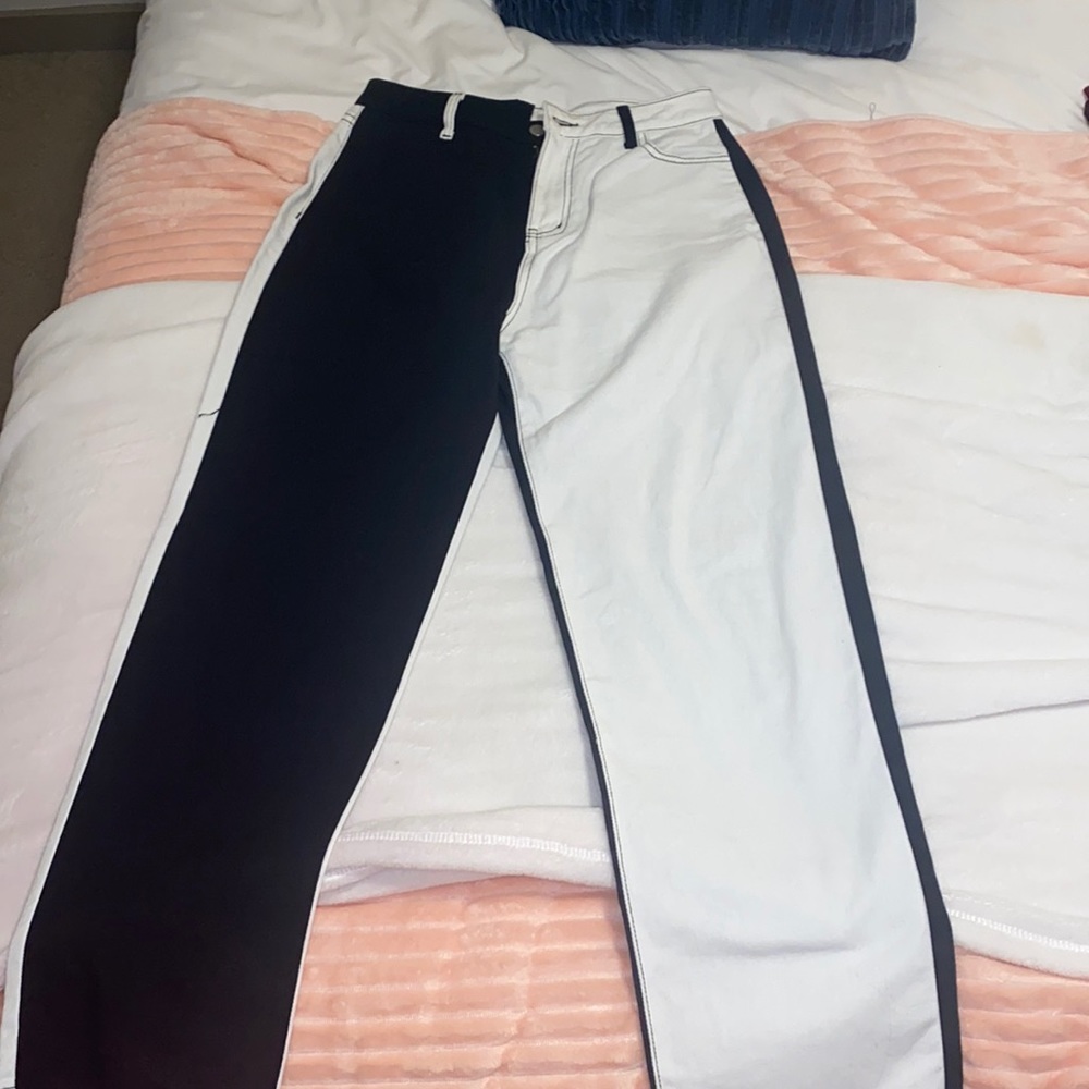 Shop Cider Black/White Jeans